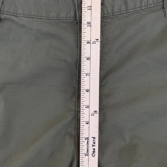 Carhartt Khaki Green Mens Size 40 Zip Pockets Button Closure Casual Shorts - Picture 11 of 12